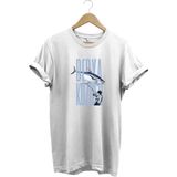 Fishing Balık Avcılığı Palamut Balığı Derya Kuzusu Tasarım Baskılı Regular Fit Bisiklet Yaka T-Shirt - Beyaz - XL