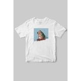 Fishing Balıkçıklık, Deniz Balık Avcılığı Regular Fit %100 Pamuk Bisiklet Yaka Hunter T-Shirt - Beyaz - XL