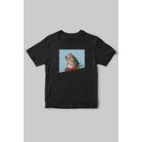 Fishing Balıkçıklık, Deniz Balık Avcılığı Regular Fit %100 Pamuk Bisiklet Yaka Hunter T-Shirt - Siyah - XL