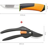 Fiskars 111260-1000567 Budama Makası P26 + Bileyicili Ağır İş Bıçağı