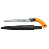 Fiskars Ahşap Testeresi Yeşil, Sabit Bıçak, Plastik Kılıf Dahil, Düz Kesim, Bıçak Uzunluğu: 33 cm, Paslanmaz Çelik Bıçak, Siyah/Turuncu, SW84, 1001620