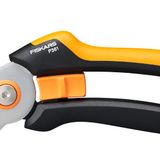 Fiskars Anvil Bahçe Makası L, Masif, P361, Kuru dallar ve budak için, Yapışmaz kaplama, Paslanmaz çelik bıçaklar, Uzunluk: 20,1 cm, Siyah/Turuncu, 1057165