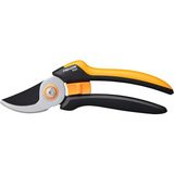 Fiskars Bypass L Bahçe Makası, Masif, P341, Taze dallar ve çalılar için, Yapışmaz kaplama, Paslanmaz çelik bıçaklar, Uzunluk: 20,5 cm, Siyah/Turuncu, 1057164