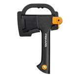 Fiskars Kamp Baltası, Masif, Taşıma çantası ile, Yapışmaz kaplama, Çelik bıçak/Fiberglas plastik sap, Siyah, A5, Uzunluk: 26 cm, 566 g, 1051084