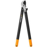 Fiskars Örslü budama makası, kuru ve sert ağaçlar için, PowerGear II raf sistemi, Kesme çapı: 5 cm, Yapışmaz sertleştirilmiş çelik bıçaklar, Uzunluk: 69 cm, Siyah/Turuncu, L77, 1000583