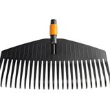 Fiskars QuikFit, 1000642 yaprak süpürgesi, alet başlığı, 25 dişli, genişlik: 50 cm, plastik dişler, siyah/turuncu,