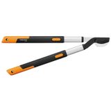 Fiskars SmartFit L86 teleskopik budama makası, paslanmaz hassas çelik ve alüminyum, siyah-turuncu renkte, ölçüler: 66 cm-90 cm x 21,5 cm, 1013564