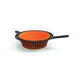 Fiskars Süzgeç, Ø 26 cm, Plastik/Silikon, Fonksiyonel Şekil, Siyah/Turuncu, 1027304