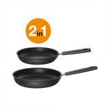 Fiskars Tava Seti 24 cm + 28 cm