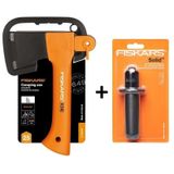 Fiskars X5 Kamp Baltası Ve Bileme Aparatı Seti