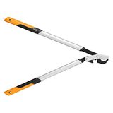 Fiskars Yeşil ağaç için baypas bıçaklı budama makası, PowerGear X raf sistemi, Boyut L, Yapışmaz kaplama, Kesme çapı: 5 cm, Sertleştirilmiş çelik, Uzunluk: 80 cm, Siyah/Turuncu, LX98, 1020188