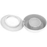 Fiskars Yumurta Kesici, Plastik/Paslanmaz Çelik, 13,3 X 12 X 4,2 Cm, Fonksiyonel Şekil, Beyaz, 10161