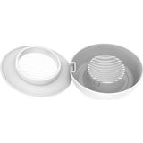Fiskars Yumurta Kesici, Plastik/Paslanmaz Çelik, 13,3 X 12 X 4,2 Cm, Fonksiyonel Şekil, Beyaz, 101
