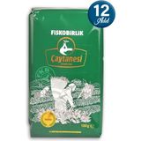 Fiskobirlik Siyah Çay Çaytanesi 1000 gr x 12 Adet - 12 kg