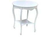 Fiskos 13816 Oyma Model Parlak Kaplama Kayın Ayak Parlak Beyaz Mdf Tabla El Yapı