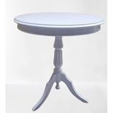Fiskos Sehpa Eko 90502 Baba 3 Ayak 60Cm Hareketli Mdf Tabla Parlak Beyaz El Yapım