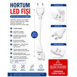 Fişli Şerit Led Elektrik Enerji Alma Soketi 10 Çip 220V