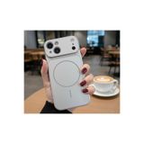 FİŞNEİLETİŞİM iPhone 13 Uyumlu, iPhone 17 ProMax Görünümlü, MagSafe Özellikli Kılıf, Gri