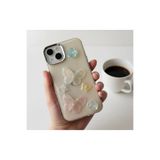 FİŞNEİLETİŞİM iPhone 13/14 Uyumlu 3D Renkli Kelebek Desenli Kılıf, Çok Renkli