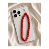 FİŞNEİLETİŞİM KIRMIZI KALP BONCUK TELEFON CHARMI TELEFON İPİ