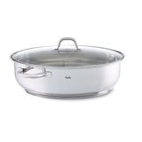 Fissler 033 – 701 – 38 – 000/0 Edelstahlbraeter indüksiyon, 38 cm Kızartma Tavası, 45 x 36,5 x 14,5 cm