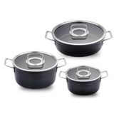 Fissler Adamant Cam Kapak 6 Parça Tencere Seti