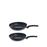 Fissler Adamant Classic siyah Döküm 2'li Tava Seti