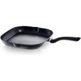 Fissler Cenit Grill Tava ( Ø 28 cm - 2.1l ), Yapışmaz Kaplamalı Alüminyum Izgara Tava - Indüksiyon U