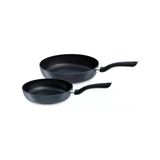 Fissler Derin Tava Seti Granit Kaplama 24 cm ve 28 cm Siyah Renk 2 Parça