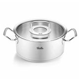Fissler Original Profi Collection 24 cm Cam Kapak Kısa Tencere