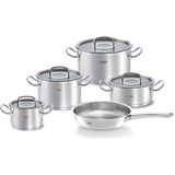 Fissler Original Profi Collection Cam Kapak 9 Parça Tencere Seti - Gri