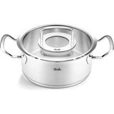 Fissler Original Profi Collection Cam Kapak Çelik Kısa Tencere 20 cm - Standart