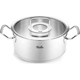 Fissler Original Profi Collection Cam Kapak Çelik Kısa Tencere 24 cm - Standart