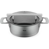 Fissler Phi Collection Cam Kapak Çelik Sığ Tencere 20 cm - Standart