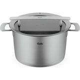 Fissler Phi Collection Cam Kapak Derin Tencere 24 cm - Gümüş
