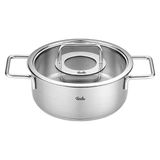 Fissler Pure Collection 20 cm Cam Kapak Kısa Tencere