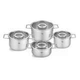Fissler Pure Collection Cam Kapak 8 Parça Tencere Seti