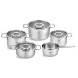 Fissler Pure Collection Cam Kapak 9 Parça Tencere Seti