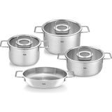 Fissler Pure Collection Cam Kapak Çelik 7 Parça Tencere Seti - Standart