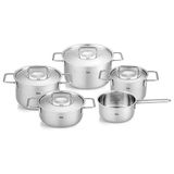 Fissler Pure Collection Çelik Kapak 9 Parça Tencere Seti