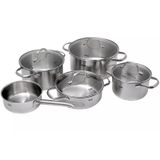 Fissler San Francisco 9 Parça Çelik Tencere Takımı
