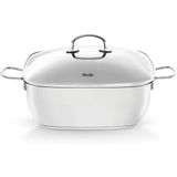 Fissler Secural/paslanmaz Çelik Kızartma Tenceresi, Kaplamalı (6,5 L – Çap 28 Cm) Büyük Güveç Tencer