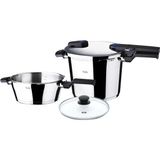 Fissler Siyah Bluepoint 6 + 2.5 lt Düdüklü Tencere Seti