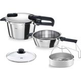 Fissler Vitaquick Düdüklü Tencere 4,5+2,5 Litre - Gümüş