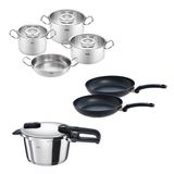 Fissler Vitaquick Edition 4,5 Litre Düdüklü Tencere + Original Profi Collection Tencere ve Tava Seti