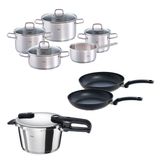 Fissler Vitaquick Edition 4,5 Litre Düdüklü Tencere + Viseo Tencere ve Tava Seti