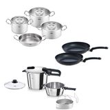 Fissler Vitaquick Edition 6+3,5 Litre Düdüklü Tencere + Original Profi Collection Tencere ve Tava Seti