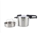 Fissler Vitaquick Edition 640-300-06-070 Düdüklü Tencere 6 L + Buharda Pişirme Aparatı