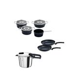 Fissler Vitaquick Edition Çelik 6 Lt Düdüklü Tencere + Adamant Tencere Ve Tava Seti