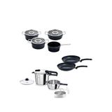 Fissler Vitaquick Edition Çelik 6+3,5 Lt Düdüklü Tencere + Adamant Tencere Ve Tava Seti